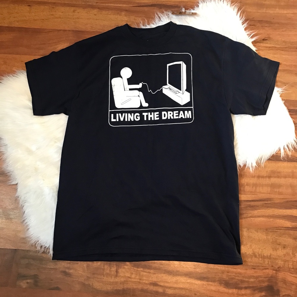 Urban Pipeline | Living The Dream Video Gamer Tee